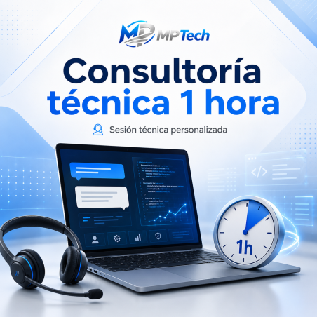 Consultoría técnica 1 hora | MPTech Solutions