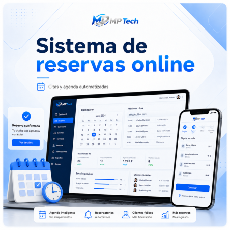 Sistema de reservas online | MPTech Solutions